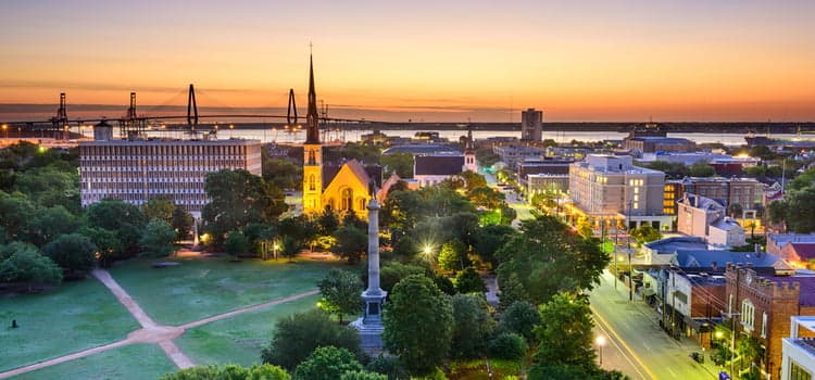 City skyline of Charleston, South Carolina