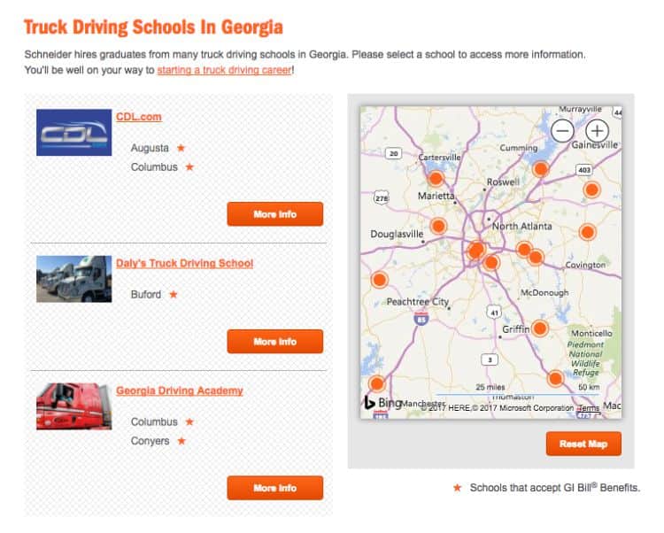 How to find a CDL truck driving school