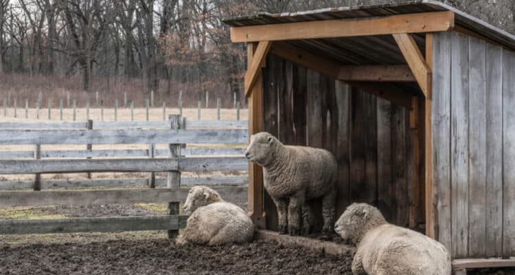 Sheep at the Kline Creek Farm Field Trip