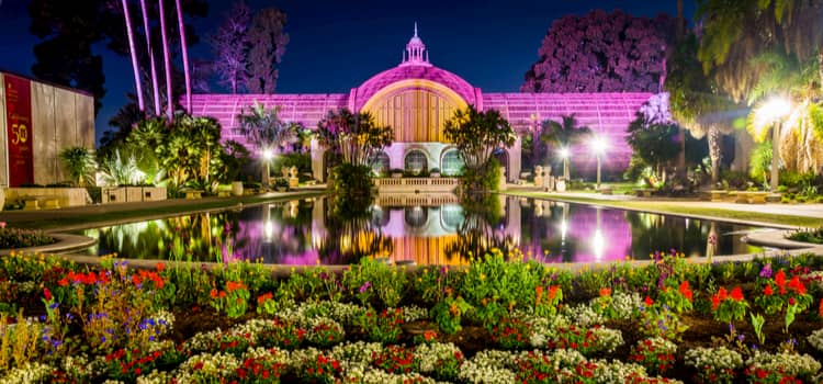 Gardens in Balboa Park