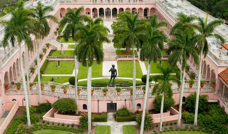 Exterior of Ringling Art Museum