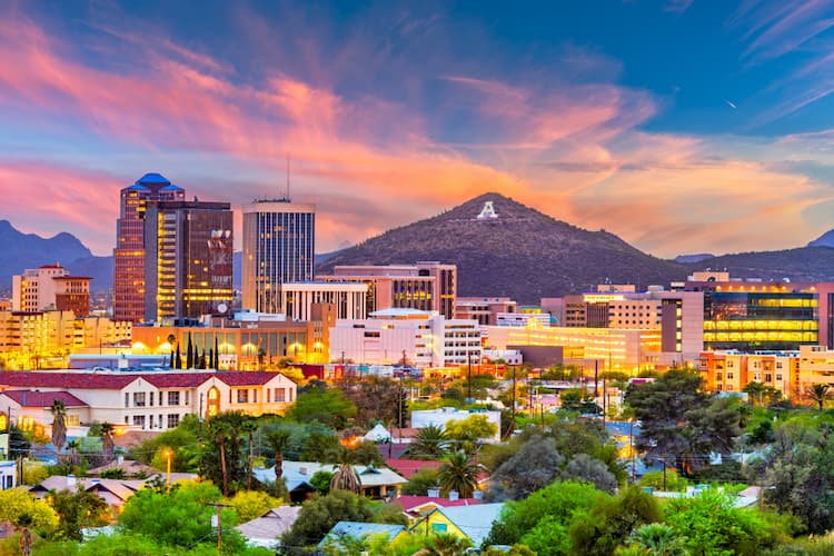 Tucson Arizona cityscape