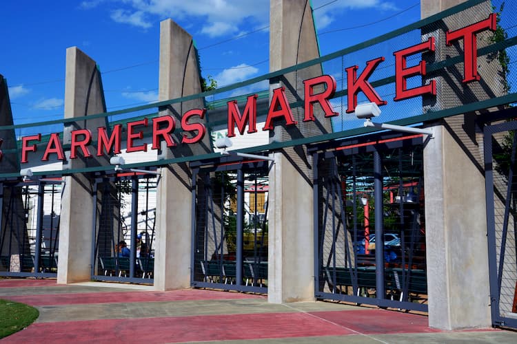 Dallas Farmers Market entrance