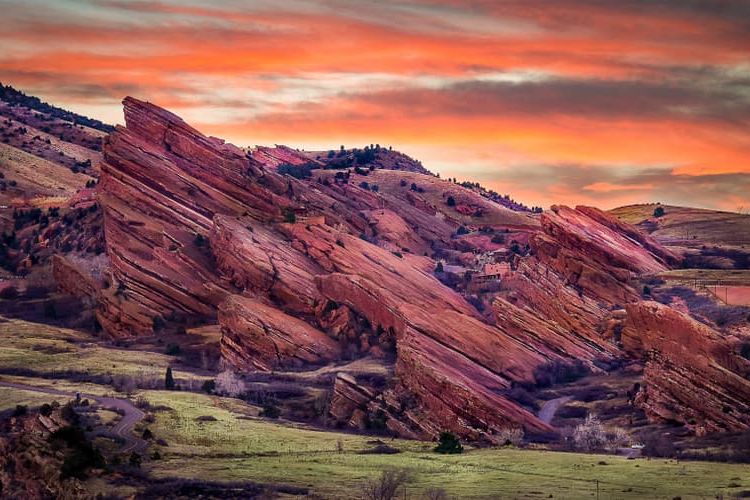 Red Rocks sandstone formations