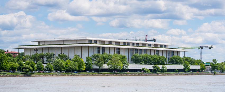 john f. kennedy center for the performing arts across the river