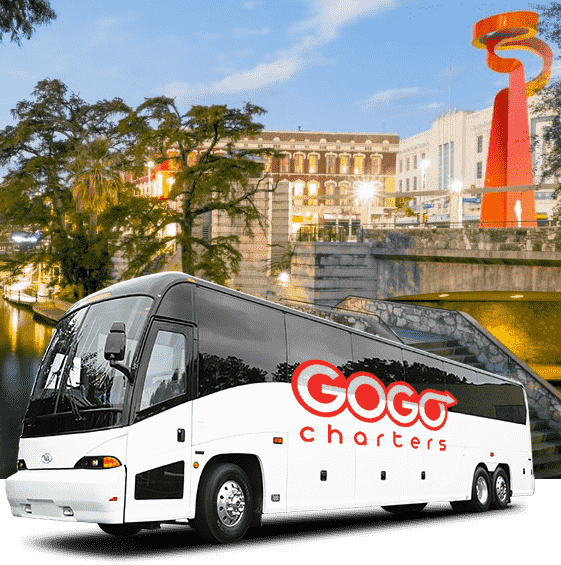 San Antonio Charter Bus Minibus Rentals GOGO Charters