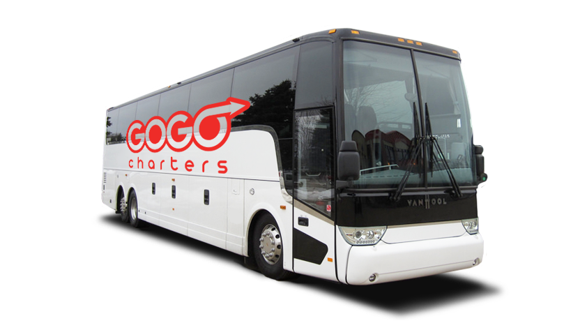 56 Passenger Van Hool Charter Bus Gogo Charters