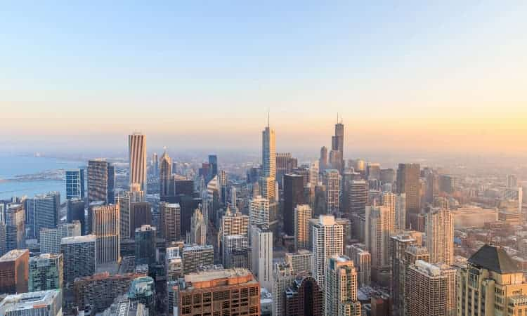 Skyline of downtown Chicago