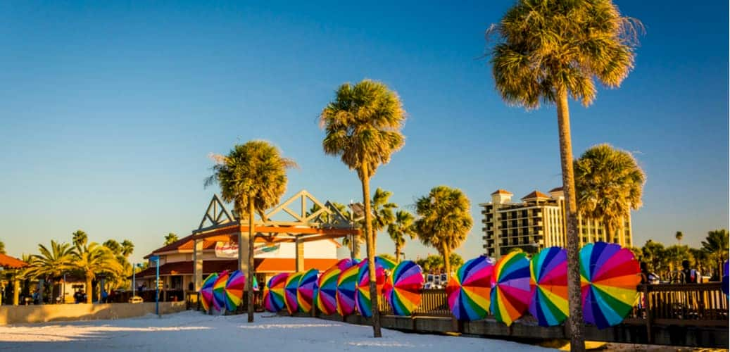 Clearwater Beach in Tampa, Florida