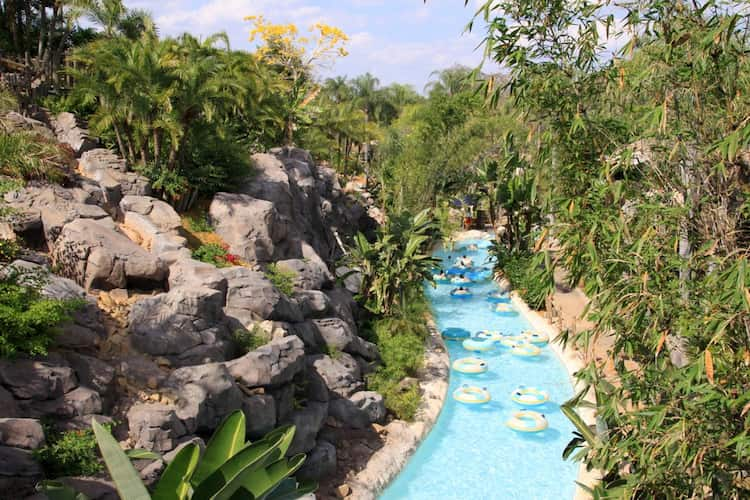 Lazy river at Typhoon Lagoon 