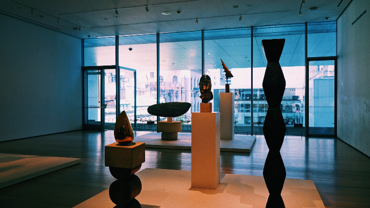A sculpture collection at the MoMA