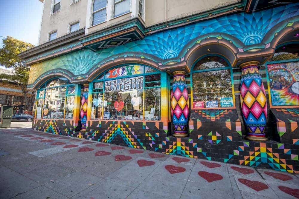 Colorful graffiti on a wall in San Francisco