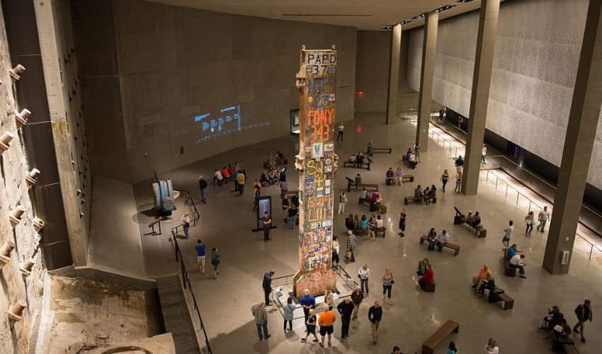 Monument inside 9/11 Museum