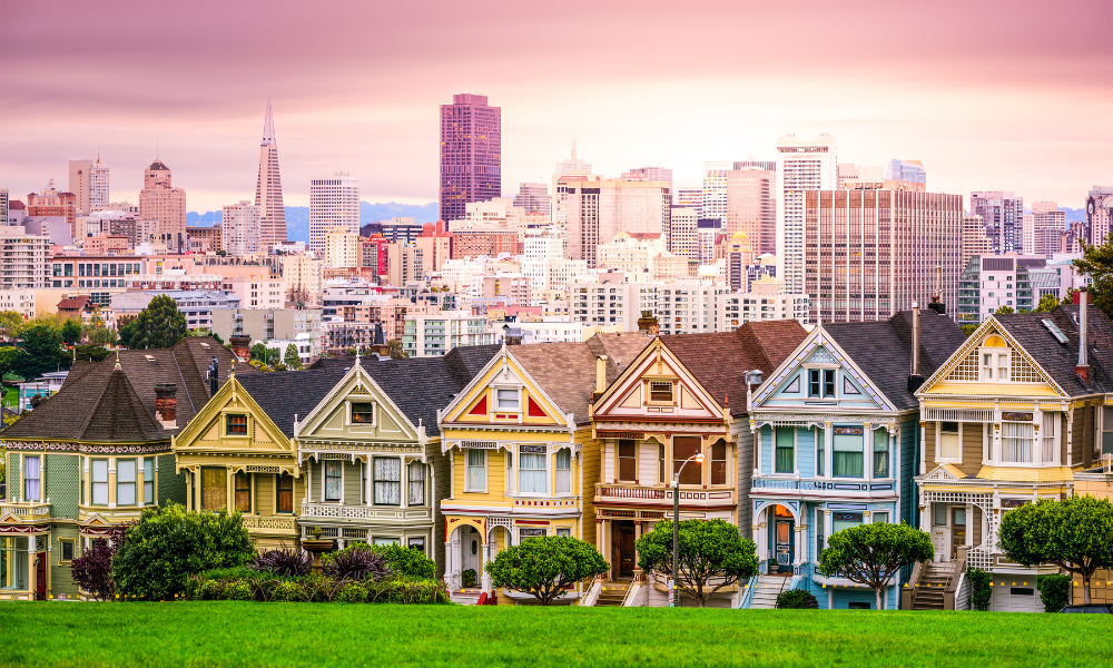 the painted ladies in san francisco