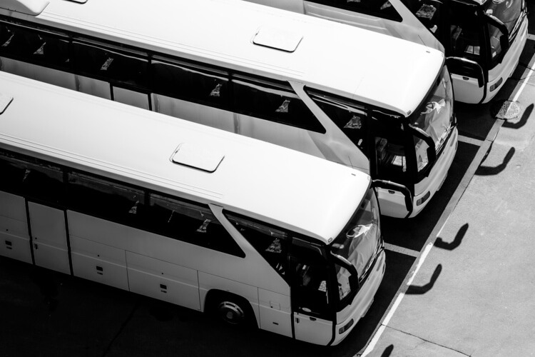 travel buses for rent