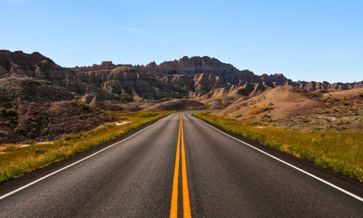 Road trip in South Dakota