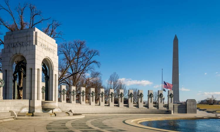 World War Two Memorial in Washington DC