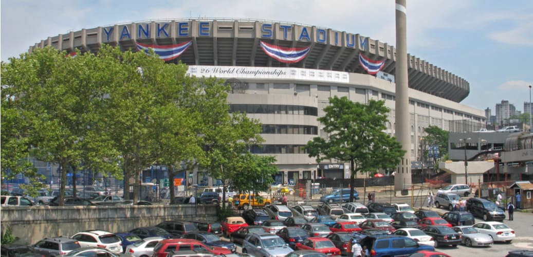 Exterior view of Yankee Stadium