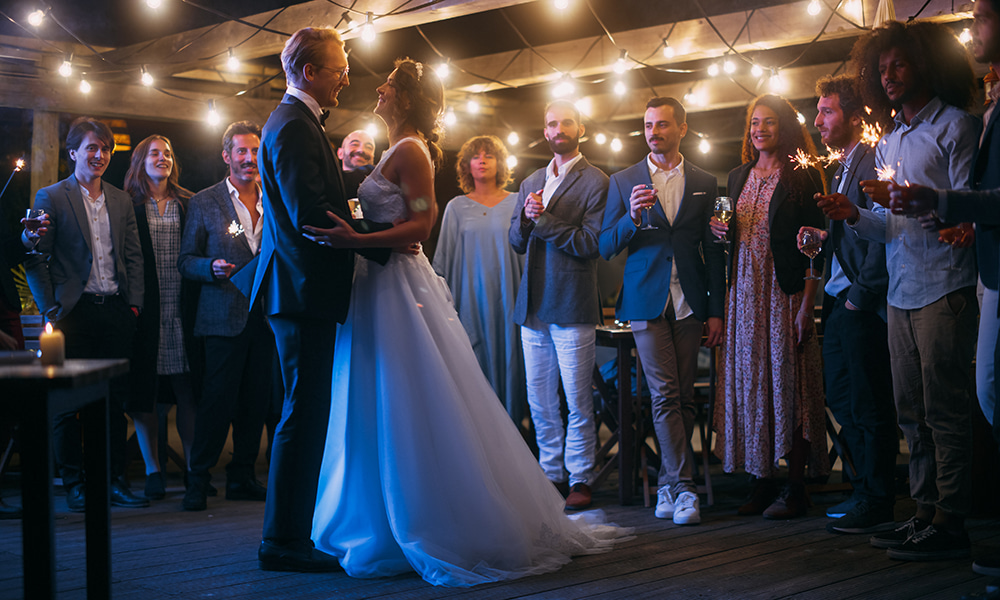 Boston charter bus for wedding party