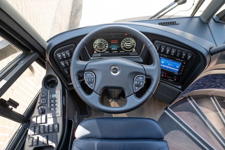 a charter bus wheel