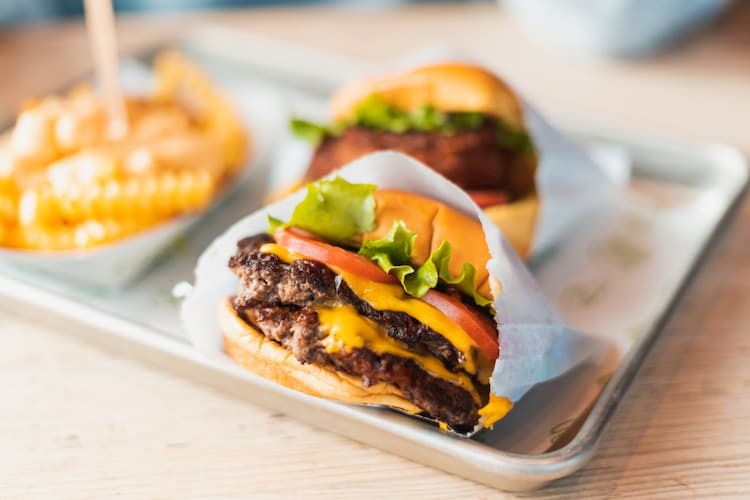 Shake Shack burgers and fries