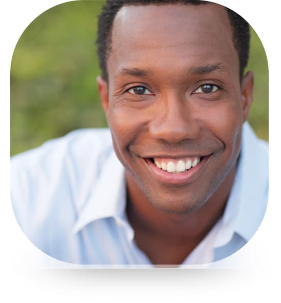 smiling man testimonial 