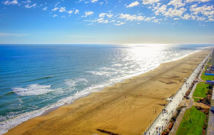 The Virginia Beach boardwalk